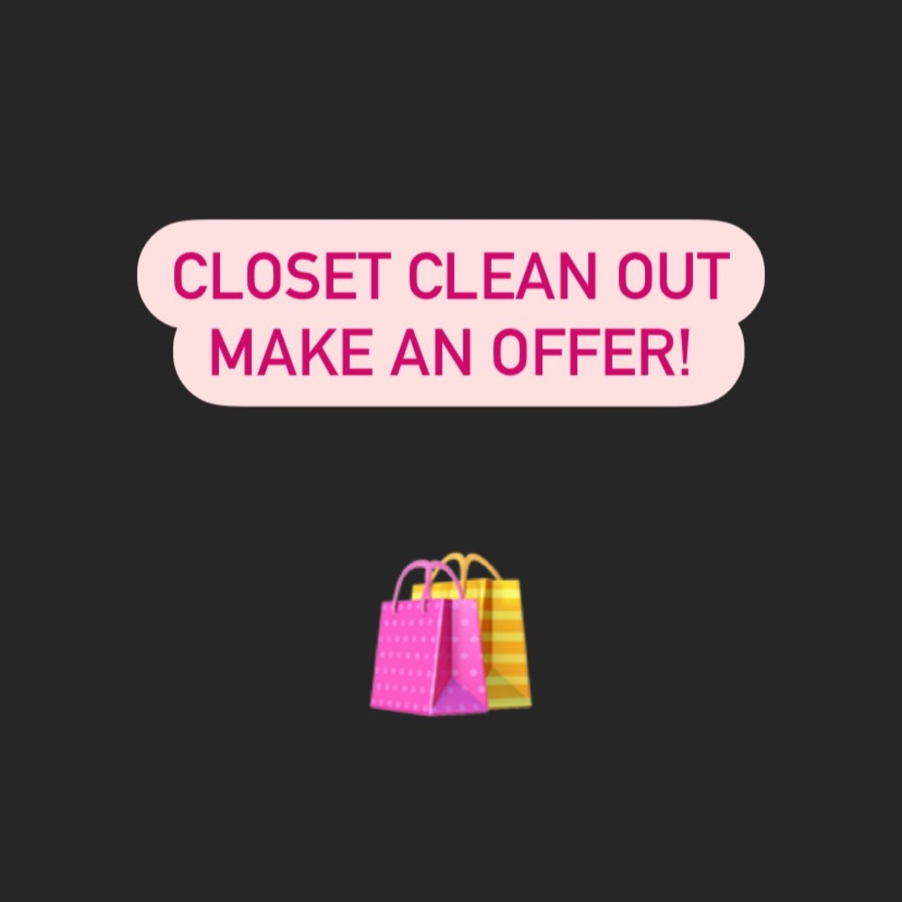 Closet clean out!